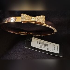 Kate Spade Gold Plated Bow Bracelet 7".